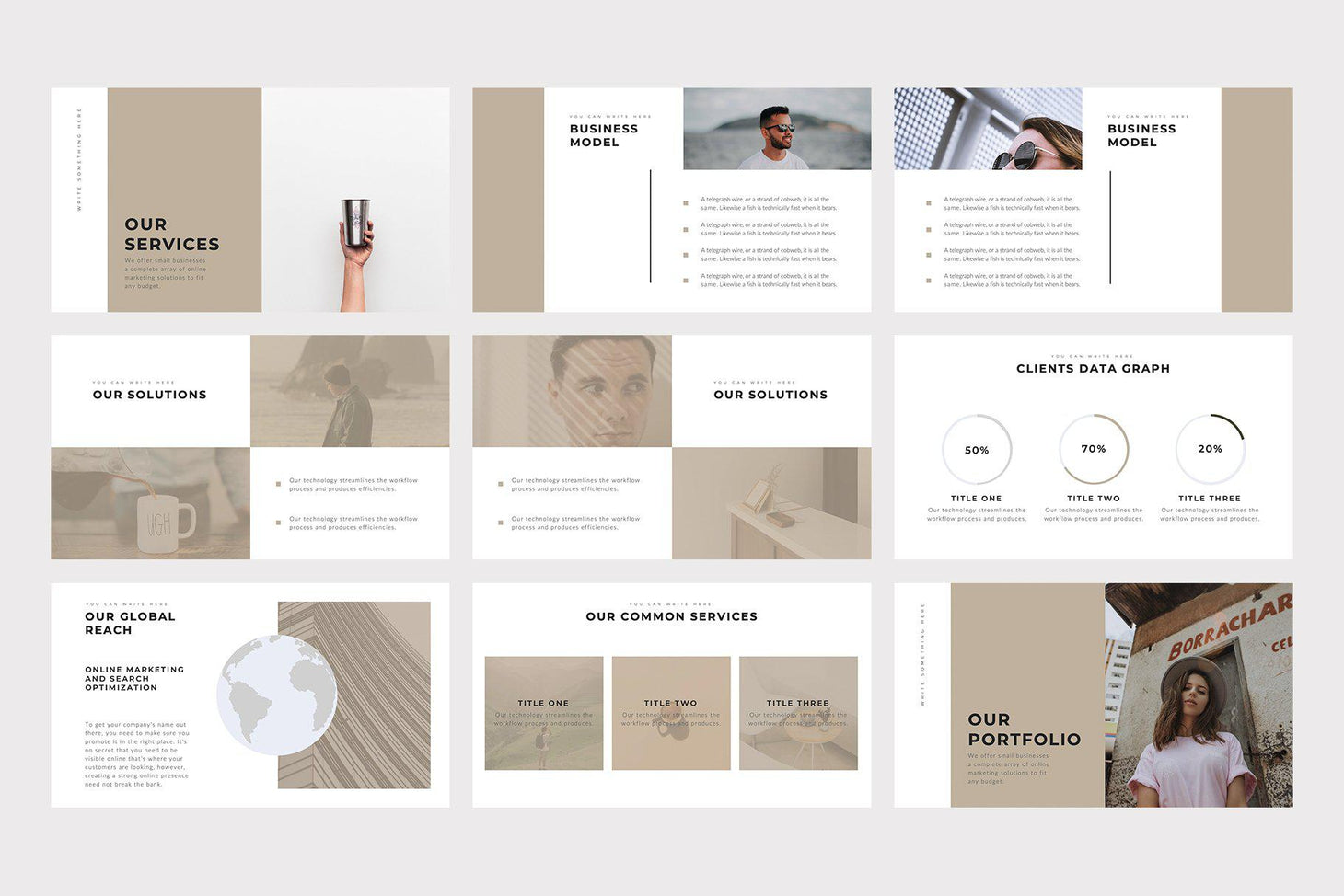 Boneti Minimalist PowerPoint Template – Slidequest