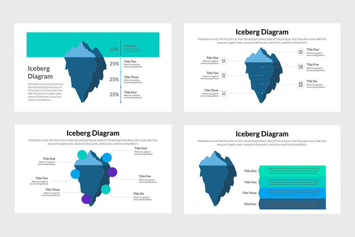 Iceberg Infographics-PowerPoint Template, Keynote Template, Google Slides Template PPT Infographics -Slidequest