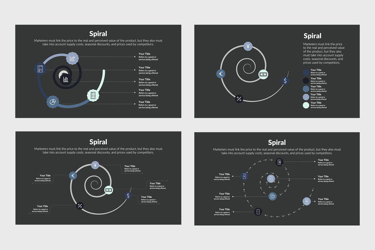 Spiral Infographics Template-PowerPoint Template, Keynote Template, Google Slides Template PPT Infographics -Slidequest