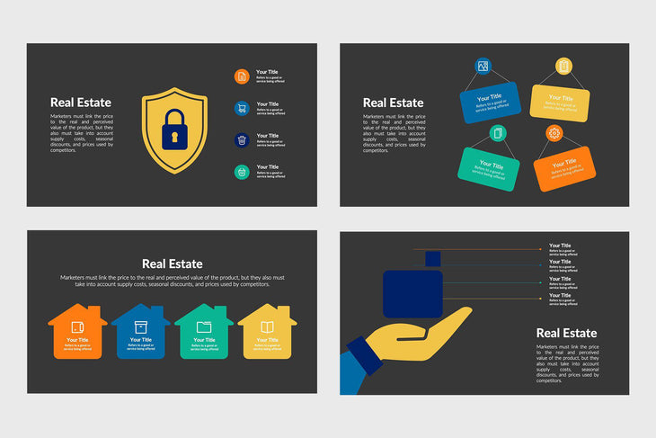 Real Estate Infographics for Presentations-PowerPoint Template, Keynote Template, Google Slides Template PPT Infographics -Slidequest