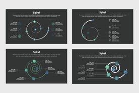 Spiral Diagrams Template-PowerPoint Template, Keynote Template, Google Slides Template PPT Infographics -Slidequest