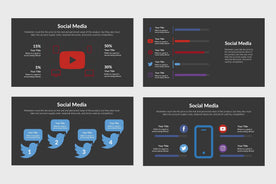 Social Media Vector Infographics Template-PowerPoint Template, Keynote Template, Google Slides Template PPT Infographics -Slidequest