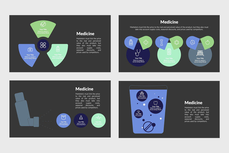 Medicine Diagrams-PowerPoint Template, Keynote Template, Google Slides Template PPT Infographics -Slidequest