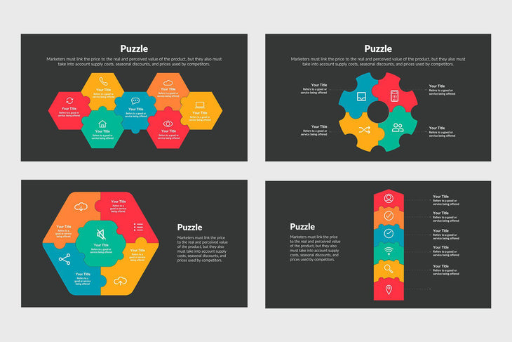 Puzzle Infographics for PowerPoint-PowerPoint Template, Keynote Template, Google Slides Template PPT Infographics -Slidequest