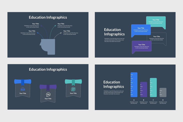 Education Infographics Template - TheSlideQuest