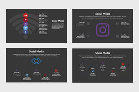 Social Media Infographics Template-PowerPoint Template, Keynote Template, Google Slides Template PPT Infographics -Slidequest