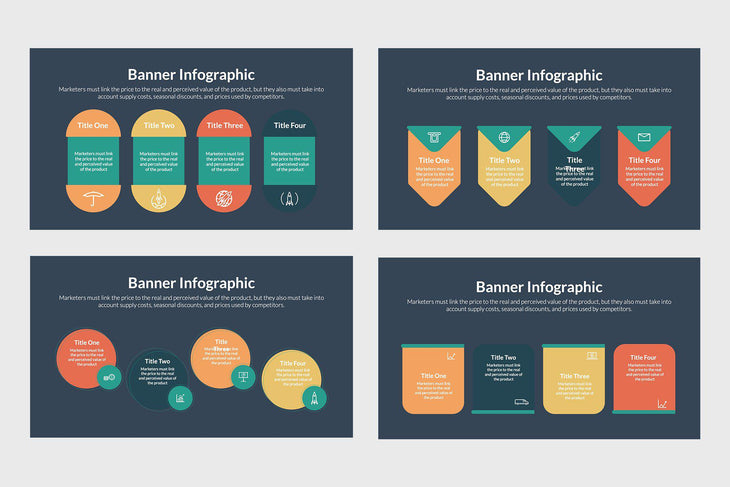 Banner Vector Infographics-PowerPoint Template, Keynote Template, Google Slides Template PPT Infographics -Slidequest