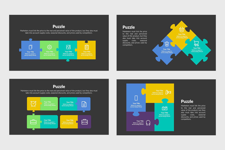 Puzzle Infographics Template-PowerPoint Template, Keynote Template, Google Slides Template PPT Infographics -Slidequest