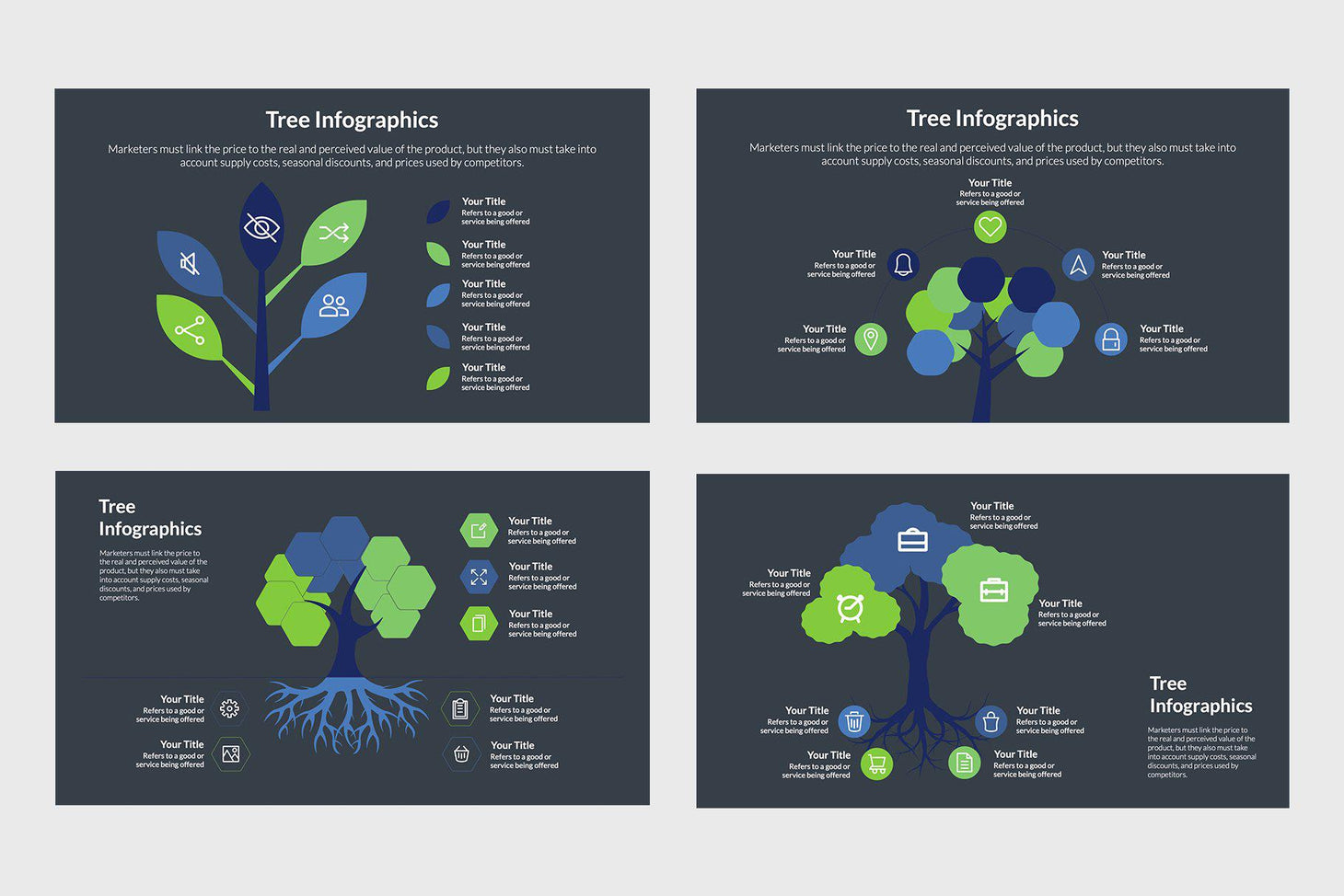Tree Vector Infographics Template – Slidequest