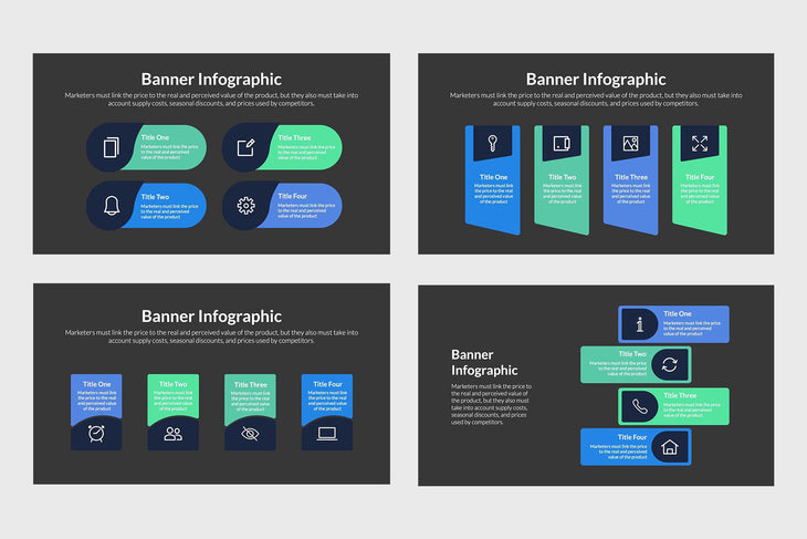 Banner Infographics-PowerPoint Template, Keynote Template, Google Slides Template PPT Infographics -Slidequest