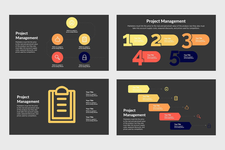 Project Management Diagrams Template-PowerPoint Template, Keynote Template, Google Slides Template PPT Infographics -Slidequest