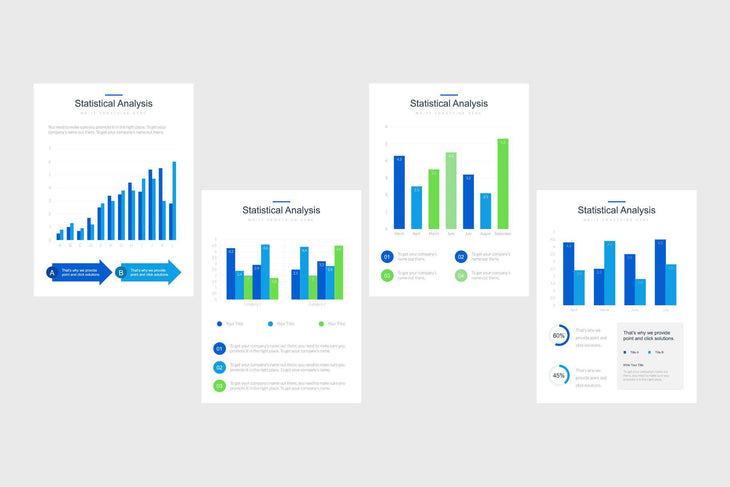 Portrait Bar Charts-PowerPoint Template, Keynote Template, Google Slides Template PPT Infographics -Slidequest