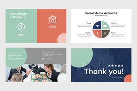 Five Stars Real Estate PowerPoint Template-PowerPoint Template, Keynote Template, Google Slides Template PPT Infographics -Slidequest