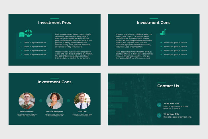 Insight Finance PowerPoint Template-PowerPoint Template, Keynote Template, Google Slides Template PPT Infographics -Slidequest
