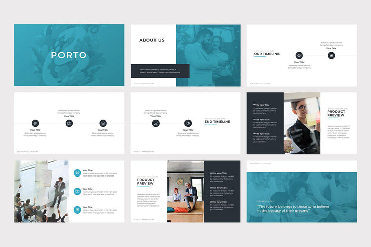 Porto Business PowerPoint Template-PowerPoint Template, Keynote Template, Google Slides Template PPT Infographics -Slidequest