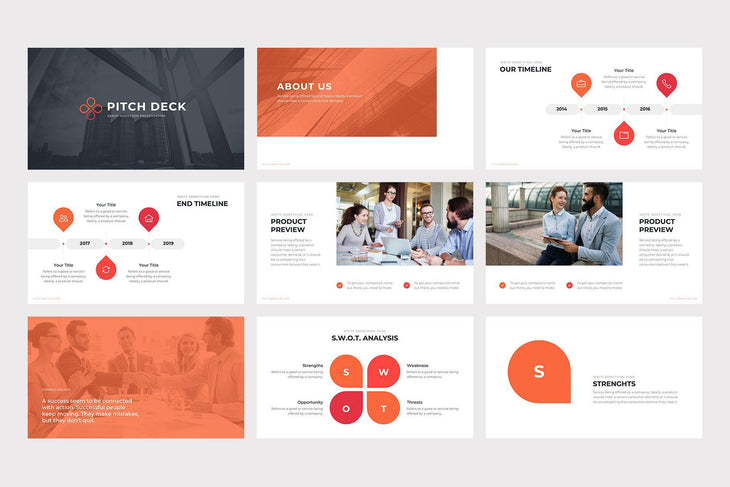 Pitch Deck PowerPoint Template - TheSlideQuest