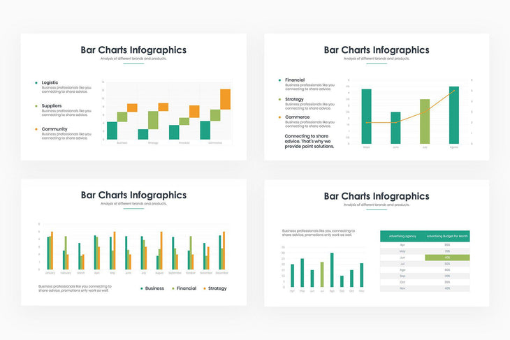 Bar Charts Infographics PowerPoint Template-PowerPoint Template, Keynote Template, Google Slides Template PPT Infographics -Slidequest
