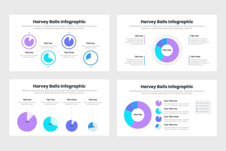 Harvey Ball Charts Infographic Templates-PowerPoint Template, Keynote Template, Google Slides Template PPT Infographics -Slidequest