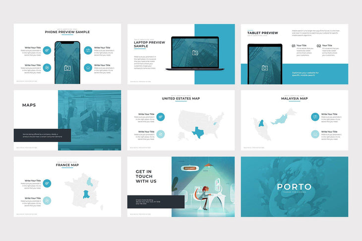 Porto Business PowerPoint Template-PowerPoint Template, Keynote Template, Google Slides Template PPT Infographics -Slidequest