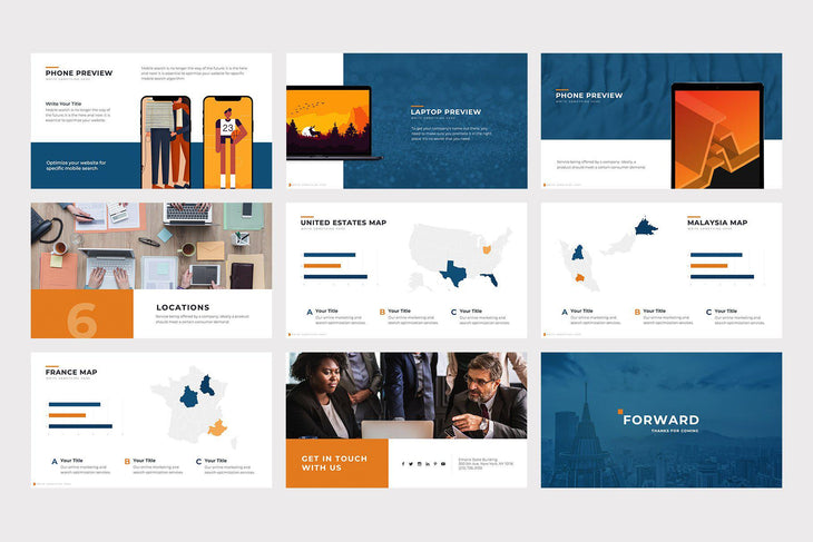 Forward Business Keynote Template-PowerPoint Template, Keynote Template, Google Slides Template PPT Infographics -Slidequest