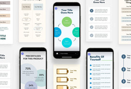 InstaCoach Instagram Templates (Posts + Stories)-PowerPoint Template, Keynote Template, Google Slides Template PPT Infographics -Slidequest