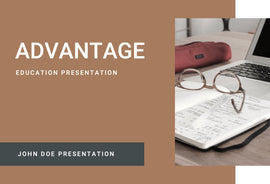 Advantage Education Keynote Template-PowerPoint Template, Keynote Template, Google Slides Template PPT Infographics -Slidequest
