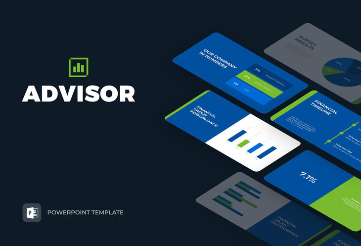 Advisor Finance PowerPoint Template-PowerPoint Template, Keynote Template, Google Slides Template PPT Infographics -Slidequest