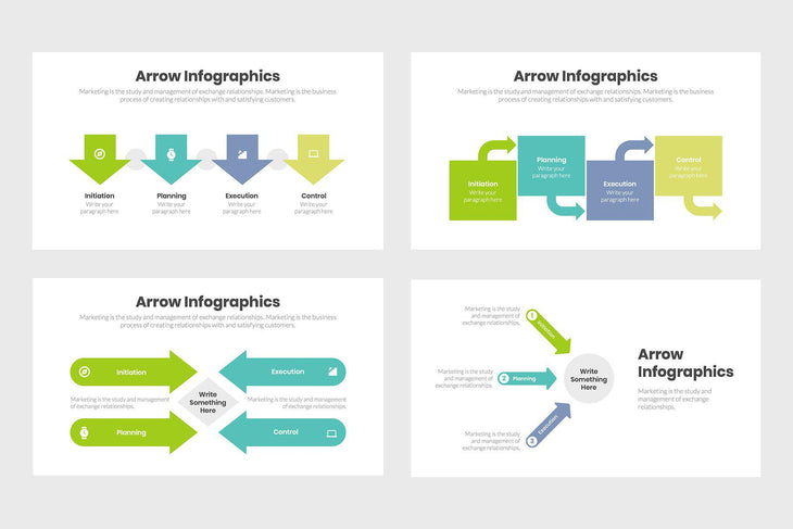 Arrow Infographics-PowerPoint Template, Keynote Template, Google Slides Template PPT Infographics -Slidequest