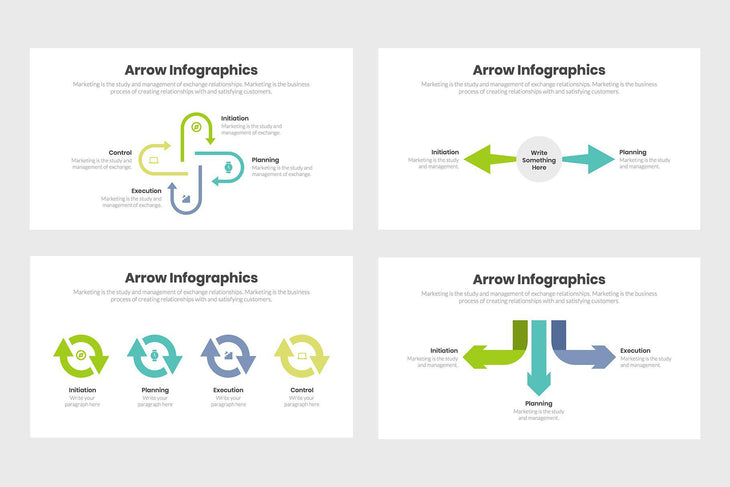 Arrow Infographics-PowerPoint Template, Keynote Template, Google Slides Template PPT Infographics -Slidequest