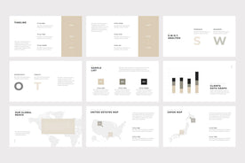 Quattro Minimal PowerPoint Template - TheSlideQuest