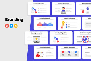 Branding Infographics-PowerPoint Template, Keynote Template, Google Slides Template PPT Infographics -Slidequest
