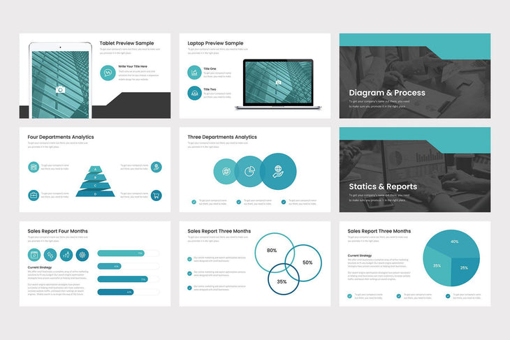 Bridgewater Business PowerPoint Template - TheSlideQuest