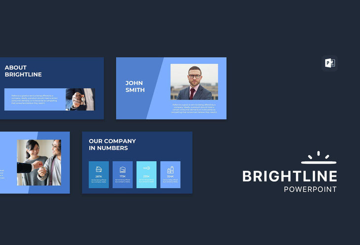 Brightline Real Estate PowerPoint Template-PowerPoint Template, Keynote Template, Google Slides Template PPT Infographics -Slidequest