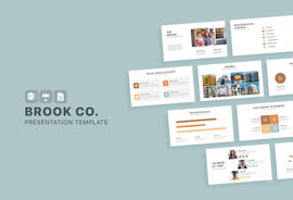 Brook Co Real Estate Google Slides-PowerPoint Template, Keynote Template, Google Slides Template PPT Infographics -Slidequest