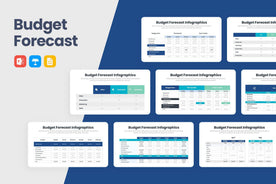 Budget Forecast Infographics-PowerPoint Template, Keynote Template, Google Slides Template PPT Infographics -Slidequest