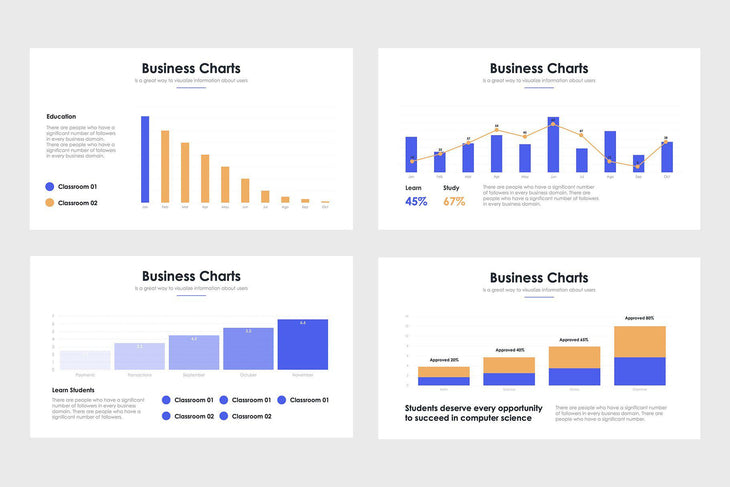 Business Charts - PowerPoint Template-PowerPoint Template, Keynote Template, Google Slides Template PPT Infographics -Slidequest