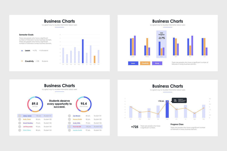 Business Charts - PowerPoint Template-PowerPoint Template, Keynote Template, Google Slides Template PPT Infographics -Slidequest