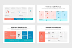 Business Model Canva Charts Diagrams Infographics Template PowerPoint Keynote Google Slides PPT KEY GS