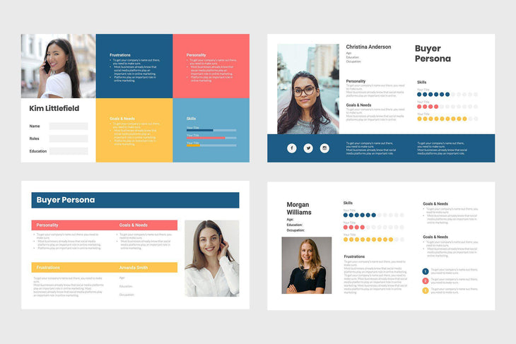 Buyer Persona-PowerPoint Template, Keynote Template, Google Slides Template PPT Infographics -Slidequest