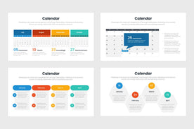 Calendar Infographics Template PowerPoint Keynote Google Slides PPT KEY GS