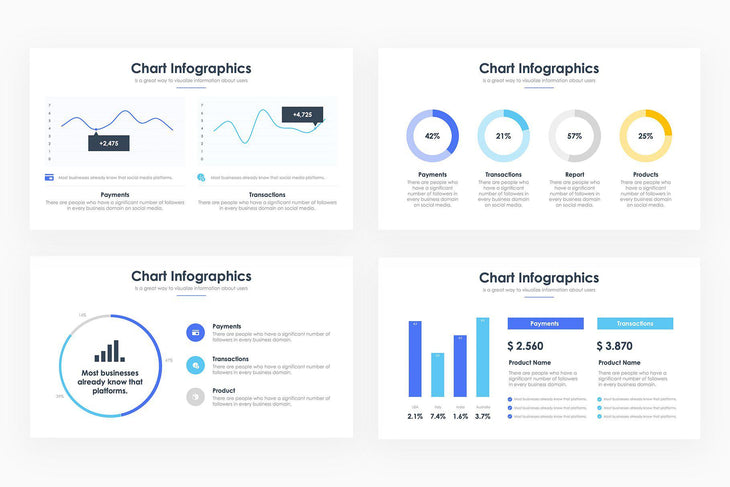 Charts Infographics PowerPoint Template-PowerPoint Template, Keynote Template, Google Slides Template PPT Infographics -Slidequest