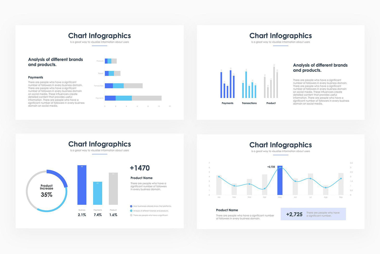 Charts Infographics PowerPoint Template – Slidequest