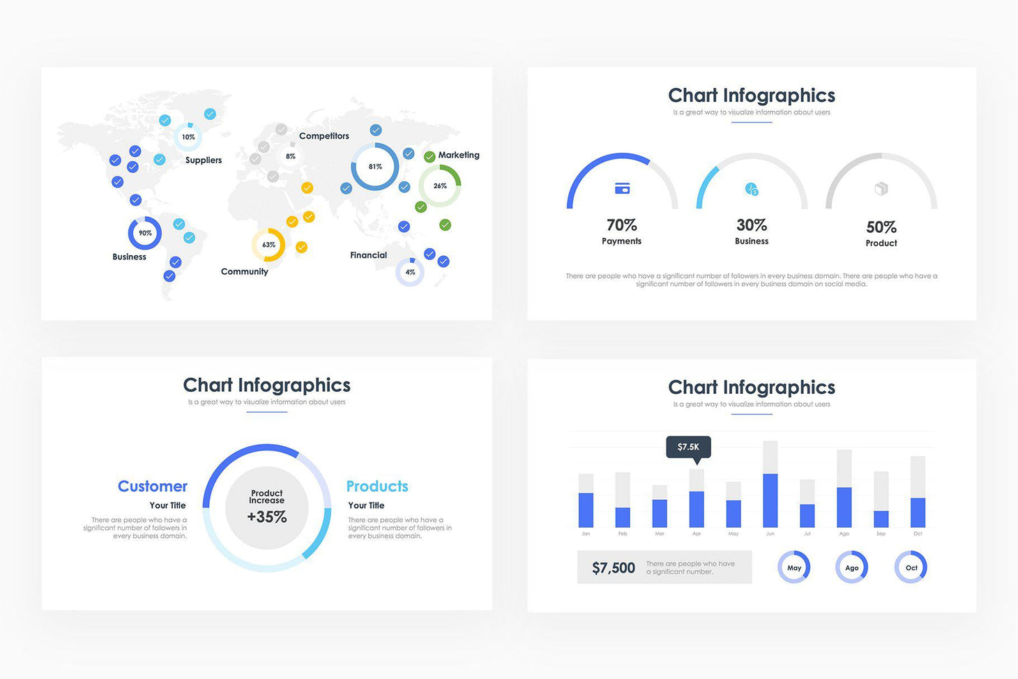 Charts Infographics PowerPoint Template – Slidequest