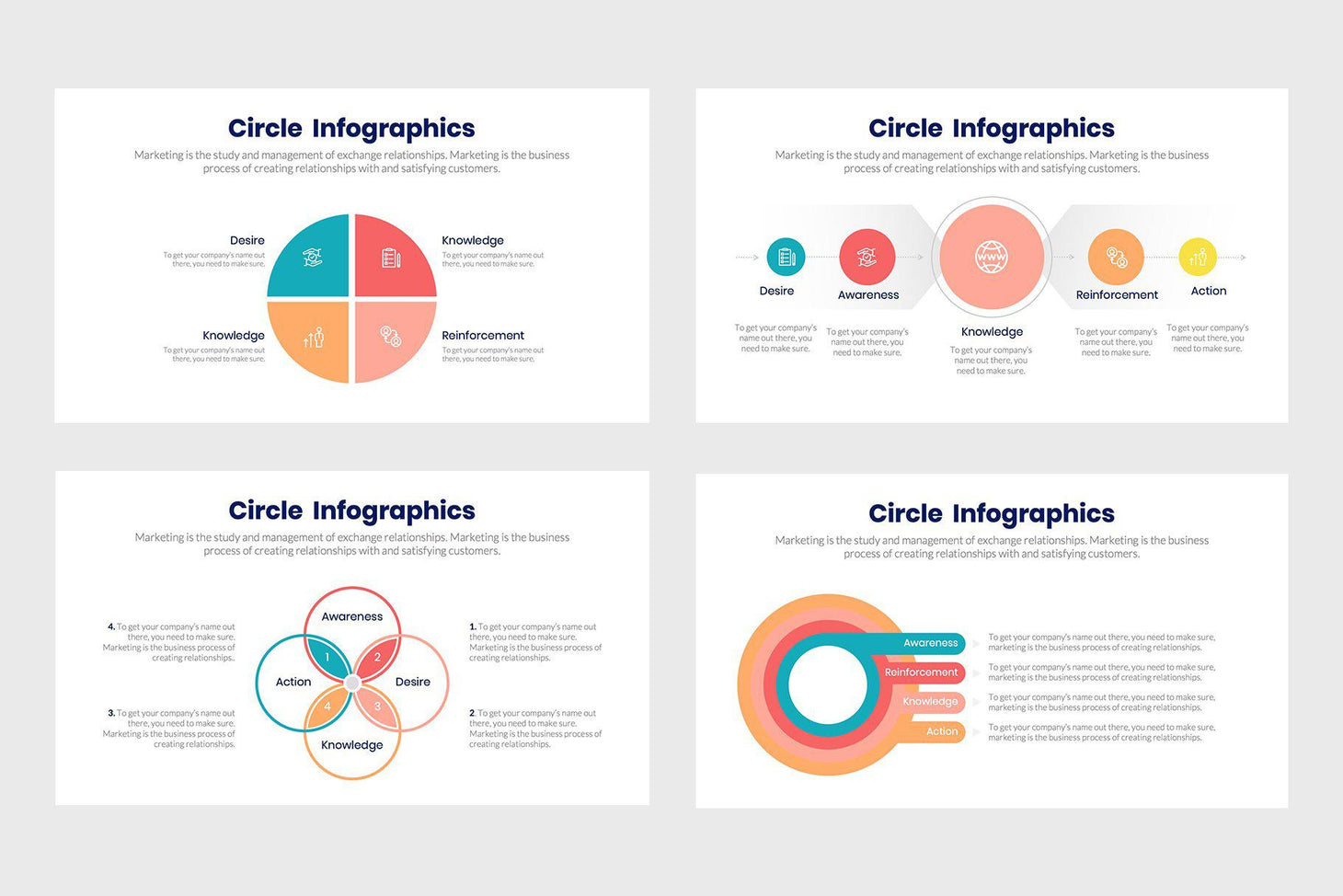 Circle Infographics – Slidequest