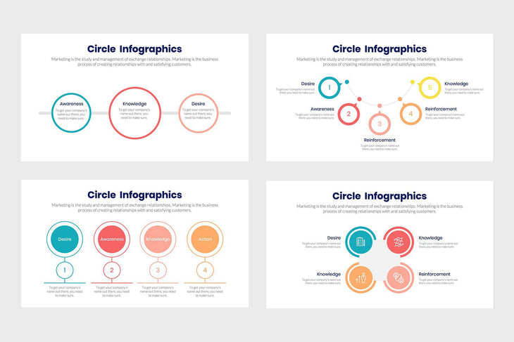 Circle Infographics Template PowerPoint Keynote Google Slides PPT KEY GS