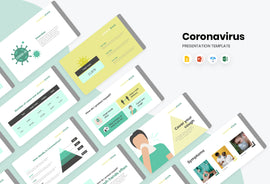 COVID Stats Presentation Template-PowerPoint Template, Keynote Template, Google Slides Template PPT Infographics -Slidequest