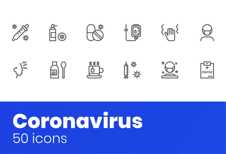 Coronavirus Icons 2 by Slidequest-PowerPoint Template, Keynote Template, Google Slides Template PPT Infographics -Slidequest