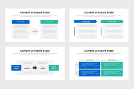 Current VS Future State Infographics Template PowerPoint Keynote Google Slides PPT KEY GS