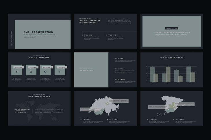 SMPL PowerPoint Template - TheSlideQuest