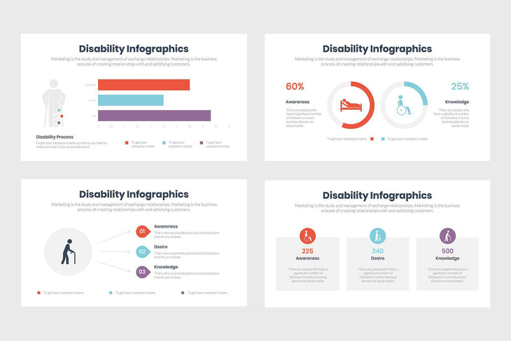 Disability Infographics Template PowerPoint Keynote Google Slides PPT KEY GS